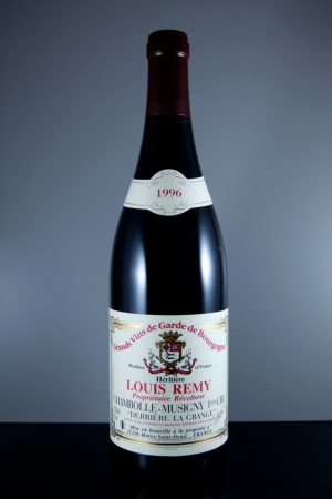 Chantal Rémy, Louis Rémy, Chambolle Musigny 1er Cru Derriere La Grange 1996